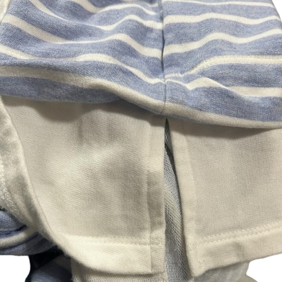 Fleur Bleue 3/4 Sleeve Blue/White Striped Dress Size M - Picture 6 of 10